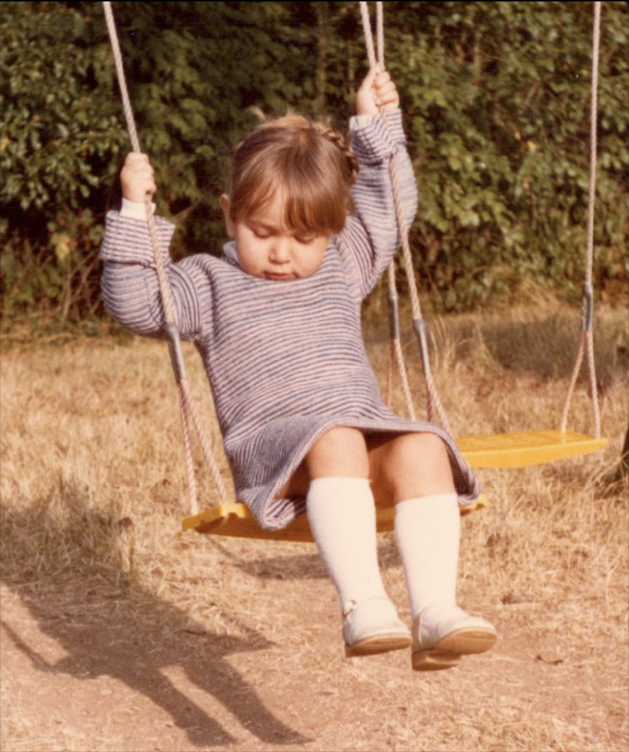 Photo d'enfance d'Anneka Bodocco